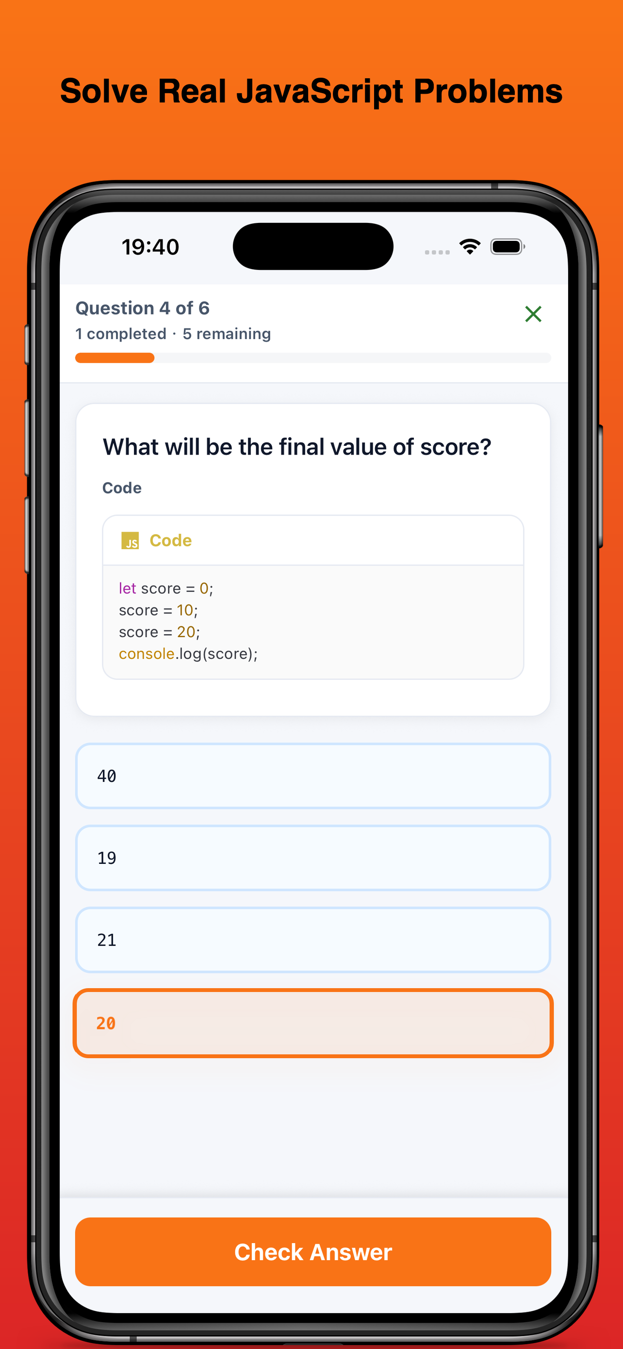 Quiz Question