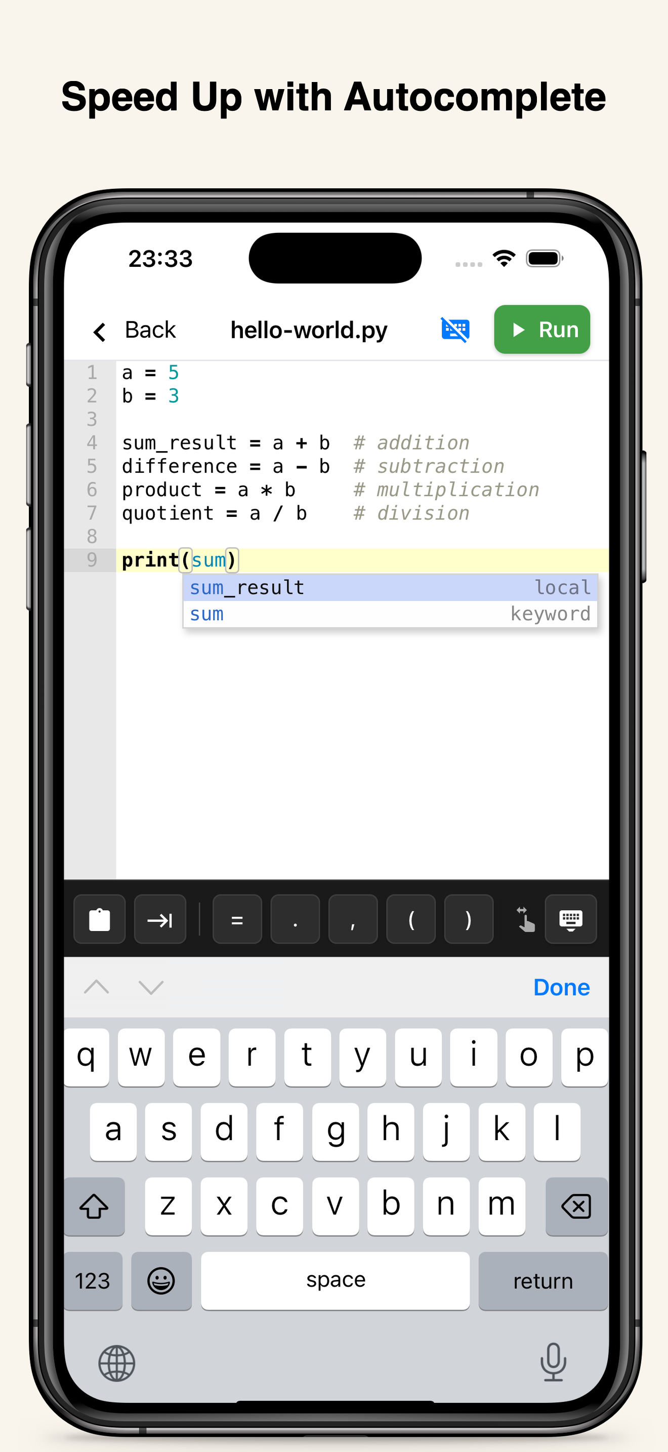 Code Completion